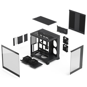 fractal design pop 2 vision black fd-c-pov2a-01 | JAR Computers fractal design pop 2 vision black fd-c-pov2a-01