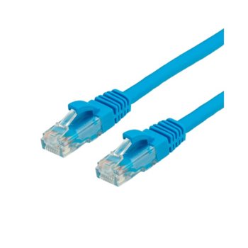Пач кабел ROLINE 21.15.1534, UTP, Cat.6, 1 м, син, AWG26 | JAR Computers ROLINE 21.15.1534 UTP Cat.6 1 м син AWG26
