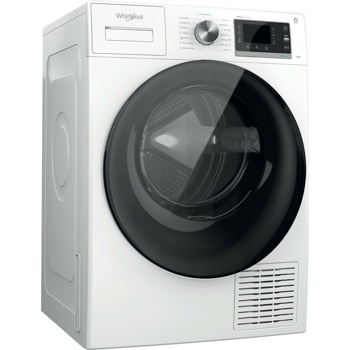 Сушилня Whirlpool W6 D84WB EE, 8 кг. капацитет, свободностояща, 59.7 см ширина, технология 6th Sense, бяла | JAR Computers Whirlpool W6 D84WB EE