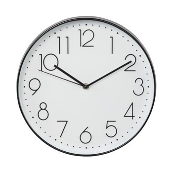 Часовник Hama Elegance 186389, аналогово указание, стенен, ниско ниво на шум, бял image