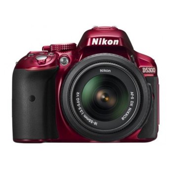 Nikon D5300 Red + AF-P 18-55mm F/3.5-5.6G VR