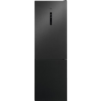 Хладилник с фризер AEG RCB732E7MB, клас E, 330 л. общ обем, свободностоящ, 250 kWh/годишно разход на енергия, Extra Chill отделение, CustomFlex, черен | JAR Computers AEG RCB732E7MB