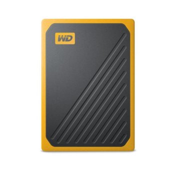 Твърд диск 1TB Western Digital My Passport Go (жълт), външен, 2.5" (6.35 cm), USB 3.0 | JAR Computers Western Digital My Passport Go 1TB Yellow