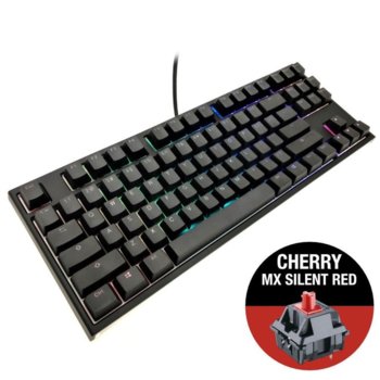 Ducky One 2 RGB TKL Cherry MX Silent Red
