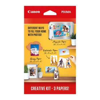Фотохартия Canon Paper Creative Kit 2, 10 x 15 cm, 3 листа image