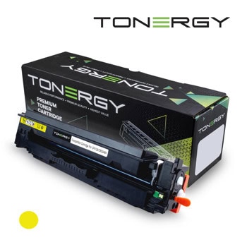 Тонер касета за HP Color LaserJet Pro M 450 Series/MFP M 377dw/MFP M 477 Series, Canon i-SENSYS LBP-650 Series/MF 730 Series - Yellow - CRG046H-Y - Tonergy - Неоригинална, заб.: 5000 брой копия, с чип | JAR Computers Тонер касета за HP & Canon CRG046H-Y