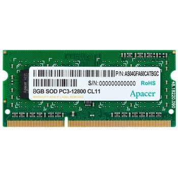 Памет 8GB DDR3 1333MT/s, SO-DIMM, Apacer AS08GFA33C9TBGC | JAR Computers Apacer 8GB DDR3-1333MT/s AS08GFA33C9TBGC
