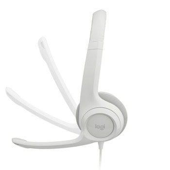 Logitech H390 USB Computer Headset -OFF-WHITE USB