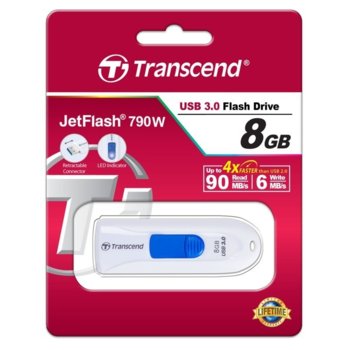 8GB Transcend JetFlash 790 TS8GJF790W