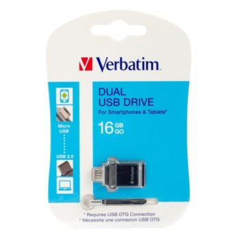 Verbatim 16GB USB 2.0 OTG Dual Drive