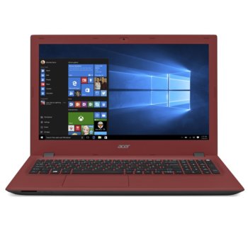 Лаптоп Acer Aspire E5-573-P4CV (NX.MVJEX.040)(червен), дву-ядрен Intel Pentium 3556U 1.7 GHz, 15.6" (39.62 cm) HD LED Display (HDMI), 4GB, 1TB HDD, USB 3.0, Linux, 2.4kg | JAR Computers Acer Aspire E5-573-P4CV (NX.MVJEX.040) Red
