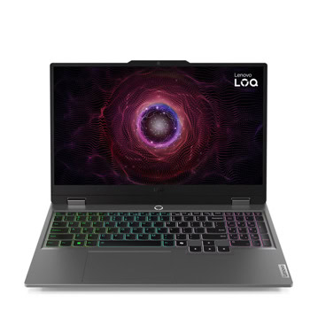 Лаптоп Lenovo LOQ 15ARP9(83JC002WRM)(сив), осемядрен AMD Ryzen 7 7435HS 3.1/4.5GHz, 15.6"(39.62cm) Full HD IPS Anti-Glare Display & GF RTX 4050 6GB, 16GB DDR5, 512GB SSD NVMe, 3x USB 3.2 Gen 1 Type-A, No SO | JAR Computers Лаптоп Lenovo LOQ 15ARP9(83JC002WRM)