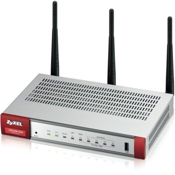 Защитна стена ZyXEL USG20W-VPN, 802.11ac/n Wireless (3x3/80MHz), 10x VPN (IPSec/L2TP), up to 15 SSL (5 included), 1x WAN, 1x SFP, 4x LAN/DMZ, 1x USB port | JAR Computers ZyXEL USG20W-VPN