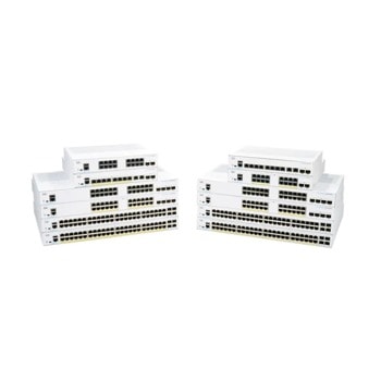 Суич CBS350 CBS350-24S-4G-EU, 1000Mbps, 24x 10/100/1000 Mbps, 2x Gigabit Ethernet combo, 2x SFP | JAR Computers Cisco CBS350 Managed 24-port SFP, 4x1G SFP