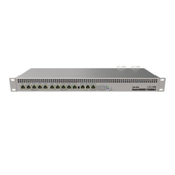 Рутер MikroTik RB1100AHx4 Dude Edition, 13x LAN 100/1000, 1GB RAM, 128MB Flash памет | JAR Computers MikroTik RB1100AHx4 Dude Edition RB1100Dx4
