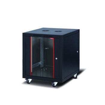 Комуникационен шкаф Formrack SLV-12U6080/BTA-12U6080, 19", 12U, 600 x 800 mm, черен | JAR Computers Formrack SLV-12U6080/BTA-12U6080