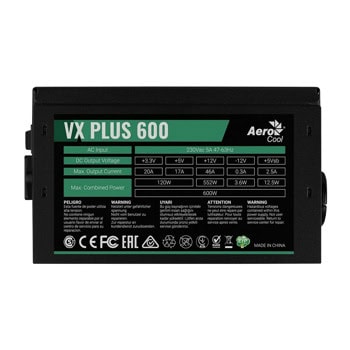 aerocool vx plus stealth 600 | JAR Computers aerocool vx plus stealth 600