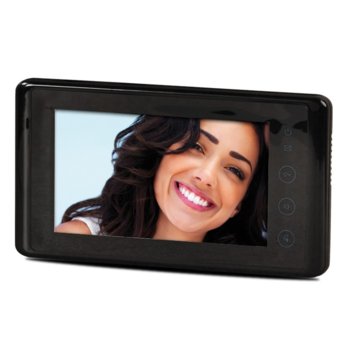 Видеодомофон Farfisa SEM7, 7" (17.78 cm) цветен LCD дисплей, DUO технология, интерком, черен | JAR Computers Farfisa SEM7