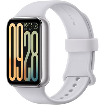Смарт гривна Xiaomi Smart Band 9 Pro, 1.74" (4.42cm) AMOLED дисплей, Bluetooth, следене на сърдечен ритъм, спортни режими, мониторинг на съня, 5ATM, до 18 дни време на работа, наблюдение на нивата на стрес, сребриста | JAR Computers Xiaomi Smart Band 9 Pro Moonlight Silver