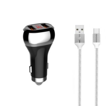 Зарядно устройство LDNIO C2 Micro USB кабел