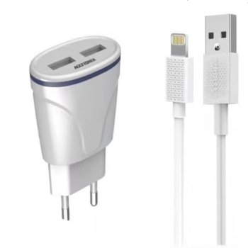 от контакт към USB A(ж) Lightning(м) кабел