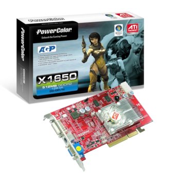 RADEON x1650 512MB PowerColor AGP8x, TV Out