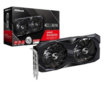 Видео карта Asrock RX6600XT CLD 8GO в комплект с дънна платка A320M-DVS R4.0, 8GB, AMD Radeon RX 6600 XT Challenger D, PCI-E 4.0, GDDR6, 128-bit, DisplayPort, HDMI | JAR Computers RX6600XT 8GO/A320M-DVS R4.0