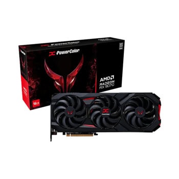 Видео карта AMD Radeon RX 9070, 16GB, PowerColor Red Devil, OC, PCI-E 5.0, GDDR6, 256-bit, DisplayPort, HDMI | JAR Computers PowerColor RX9070 16G-E/OC