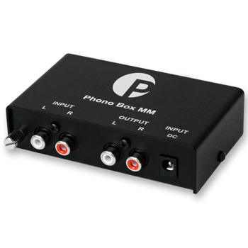Предусилвател Pro-Ject Audio Systems Phono Box MM, за грамофон, RCA/phono-in, RCA/phono/out, черен | JAR Computers Pro-Ject Audio Systems Phono Box MM Black