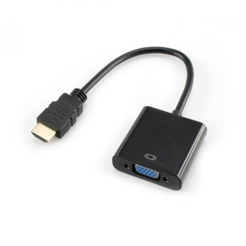 Преходник SBOX AD.HDMI-VGA, HDMI(м) към VGA(ж), черен | JAR Computers SBOX AD.HDMI-VGA HDMI(м) към VGA(ж)