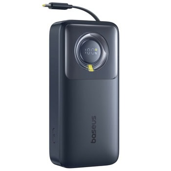 Външна батерия /power bank/ Baseus Free2Pull, 20 000mAh, черна, 65W, 1x USB-C(м), 1x USB-C(ж) | JAR Computers Baseus Free2Pull 20000 mAh 65W