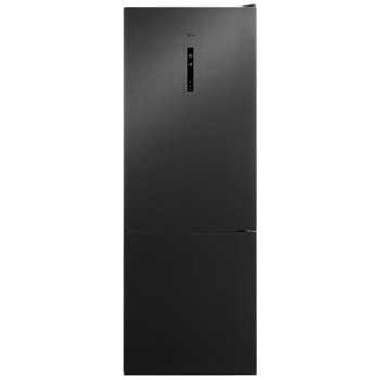 Хладилник с фризер AEG RCB646E3MB, клас E, 481 л. общ обем, свободностоящ, 287kWh/годишно, No Frost, технология MultiFlow, черен image