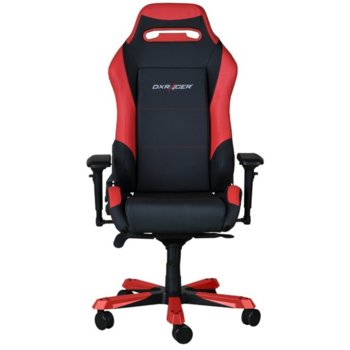 Геймърски стол DXRacer Iron OH/IF11/NR, черен/червен | JAR Computers DXRacer Iron OH/IF11/NR