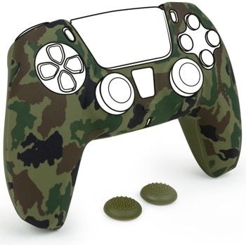 Силиконов протектор BigBen Interactive Silicon Glove за гейм пад PS5, камуфлаж | JAR Computers Кейс BigBen - Silicon Glove, камуфлаж (PS5)
