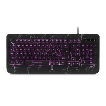 Клавиатура Everest Rampage KB-R45 CRASH Q Gaming, гейминг, USB, RGB подсветка, черна image