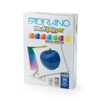 Копирна хартия Fabriano Multipaper, A4, 100 g/m2, гланц, 500 листа | JAR Computers Fabriano Multipaper, A4, 100 g/m2, 500 листа