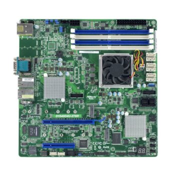Дънна платка за сървър ASRock Rack D1540D4U-2T8R, 1x Intel Xeon D1540, DDR4 ECC DIMM, 2x LAN1000, 6x SATA 6Gb/s, 2x USB 3.0, mATX | JAR Computers ASRock Rack D1540D4U-2T8R