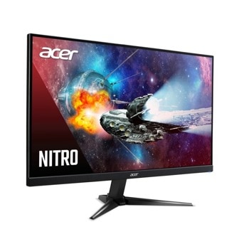Монитор Acer Nitro QG241YPbmiipx (UM.QQ1EE.P01), 23.8" (60.45 cm) VA панел, 165Hz, Full HD, 1ms VRB, 100М:1, 250 cd/m2, DisplayPort, HDMI, Audio Out | JAR Computers Acer Nitro QG241YPbmiipx UM.QQ1EE.P01
