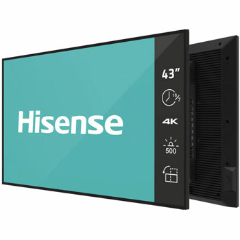 Публичен дисплей Hisense 43GM50D, 43" (109.22 cm) Ultra HD, DLED, HDMI, USB, USB-C, WiFi, Bluetooth, LAN | JAR Computers Hisense 43GM50D