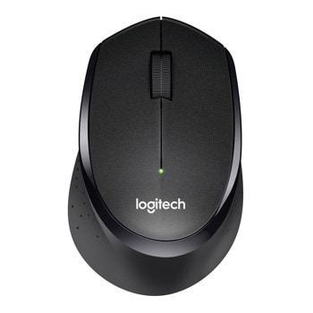Мишка Logitech B330 Silent Plus, оптична, 1000 dpi, безжична, черна | JAR Computers Logitech B330 Silent Plus (910-004913)