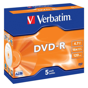 Verbatim DVD-R 4.7GB 5бр. 43519