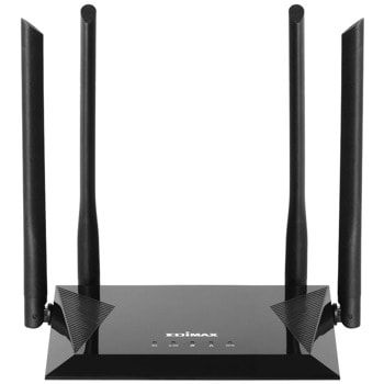 Рутер Edimax BR-6476AC, 1200Mbps, 2.4GHz (300Mbps)/ 5GHz (867Mbps), Wireless AC, 4x LAN 10/100/1000Mbps, 1x WAN 10/100/1000Mbps, 4x външни антени | JAR Computers Edimax BR-6476AC