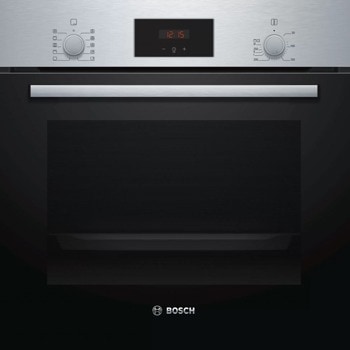 Фурна за вграждане Bosch HBF154ES0, енергиен клас A, 66л. обем на фурната, EcoClean Direct Plus, LED дисплей, 3D Hotair, инокс | JAR Computers Bosch HBF154ES0