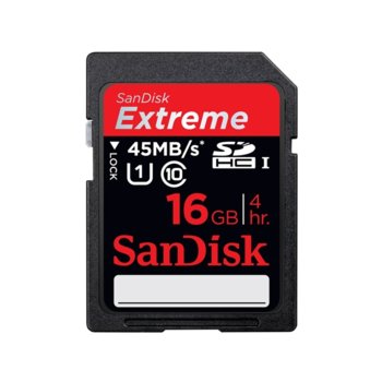 16GB SDHC SanDisk Extreme