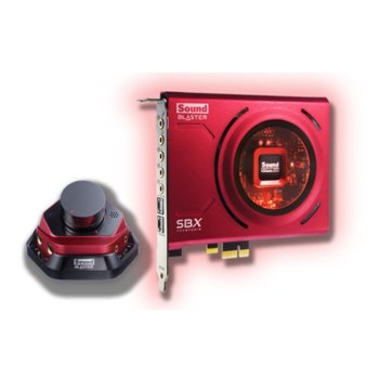 Звукова карта Creative Sound Blaster ZX, 5.1, PCIe, 116dB, с вграден микрофон | JAR Computers Creative Sound Blaster ZX