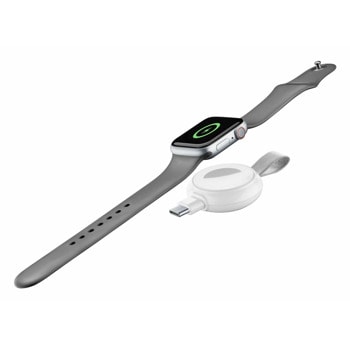 Безжично зарядно Cellularline Apple Watch Power Pill, за смарт часовник Apple, USB-C (м), бяло image