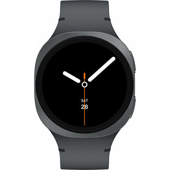 Смарт часовник Samsung Galaxy Watch8 LTE 40mm Graphite (SM-L325FDAAEUE), 4G/LTE, 1.34" (3.40cm) AMOLED дисплей, 325mAh батерия, BioActive сензор, 5ATM + IP68 защита, черен | JAR Computers Samsung Galaxy Watch8 40mm Graphite LTE SM-L325FDA
