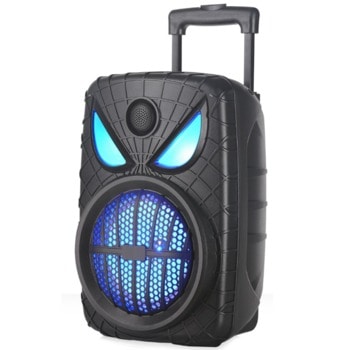 Тонколона PZX GZ-9908, 1.0, 20W RMS, караоке, Bluetooth, FM, USB, черна | JAR Computers PZX GZ-9908