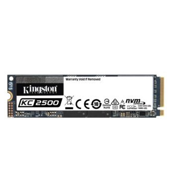 Памет SSD 1TB, Kingston KC2500, NVMe, M.2 (2280), скорост на четене 3500MB/s, скорост на запис 2900MB | JAR Computers Kingston KC2500 1000GB
