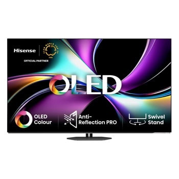 Телевизор Hisense 55A85Q, 55" (139.7cm) 4K/UHD OLED Smart TV, HDR10+, 120Hz, Dolby Vision, Dolby Atmos, DTS Virtual:X, DVB-T2/C/S2, Wi-Fi, Bluetooth, LAN, 4x HDMI, 2x USB | JAR Computers Hisense 55A85Q